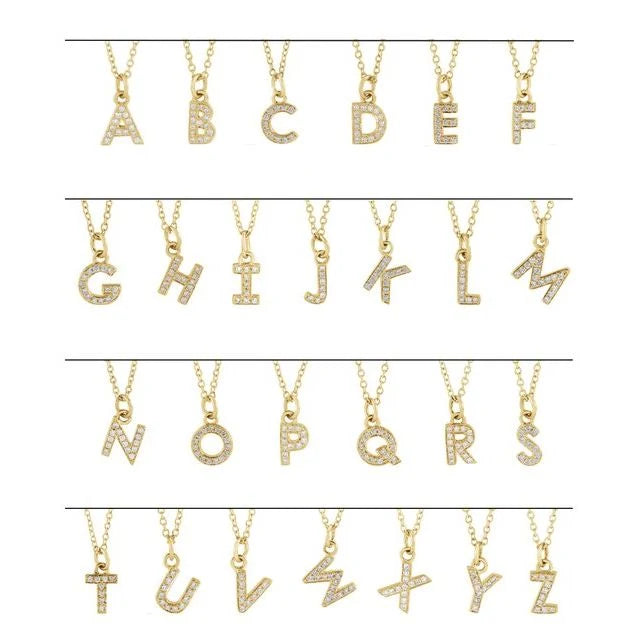 Dainty Initial Necklace