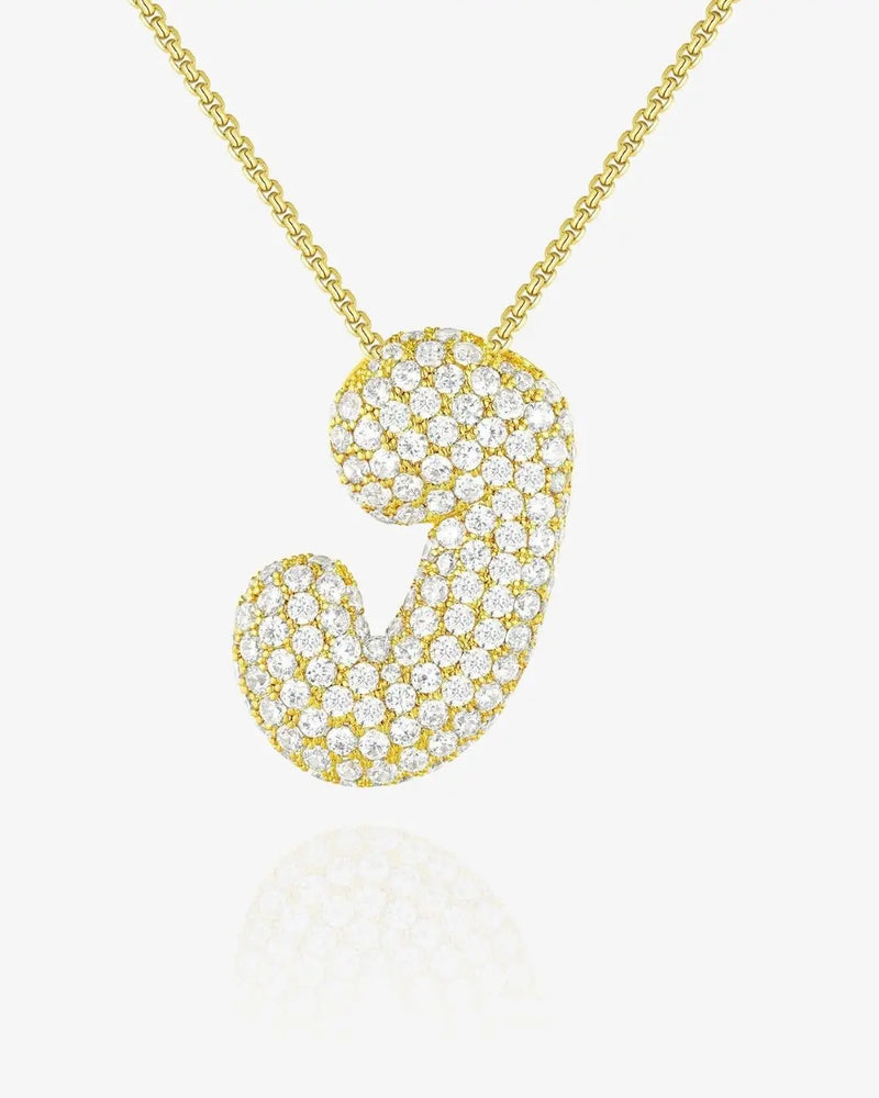 Cloud Initial Necklace
