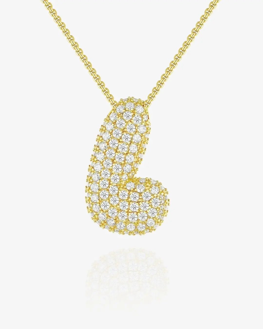 Cloud Initial Necklace