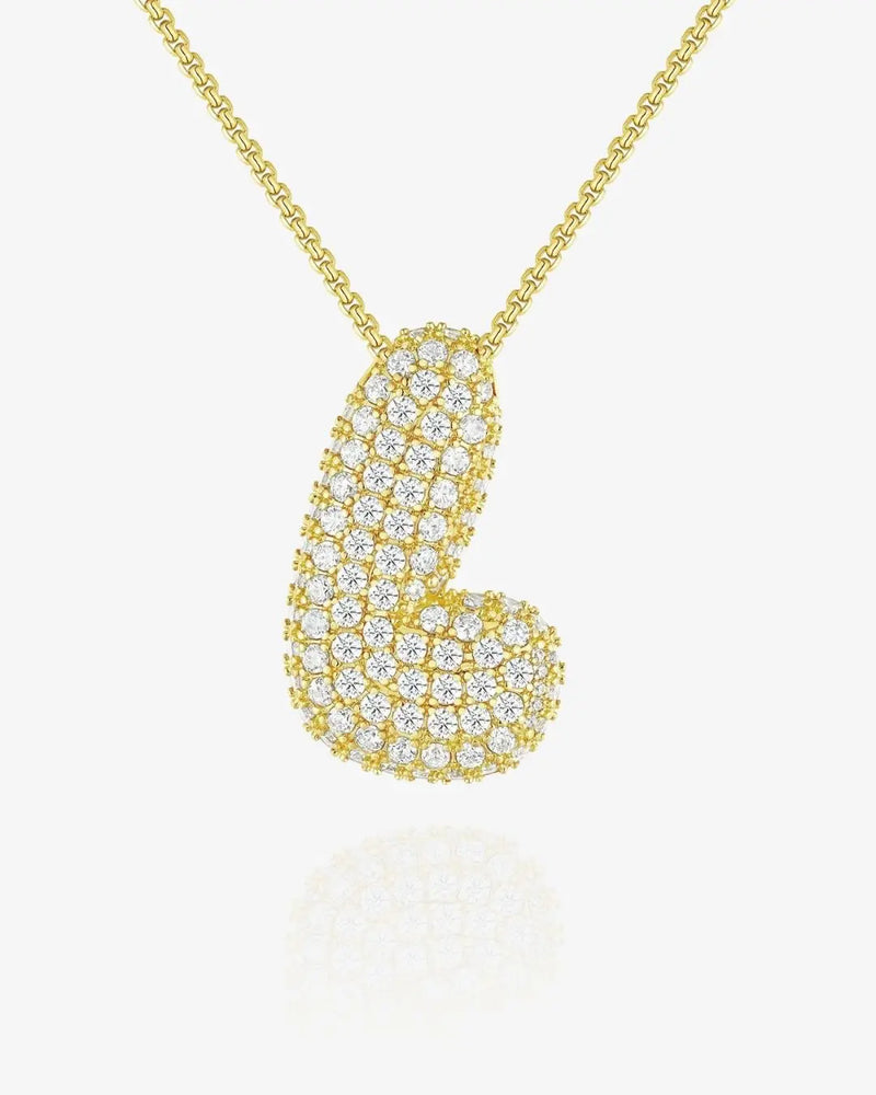 Cloud Initial Necklace
