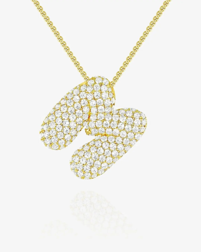 Cloud Initial Necklace