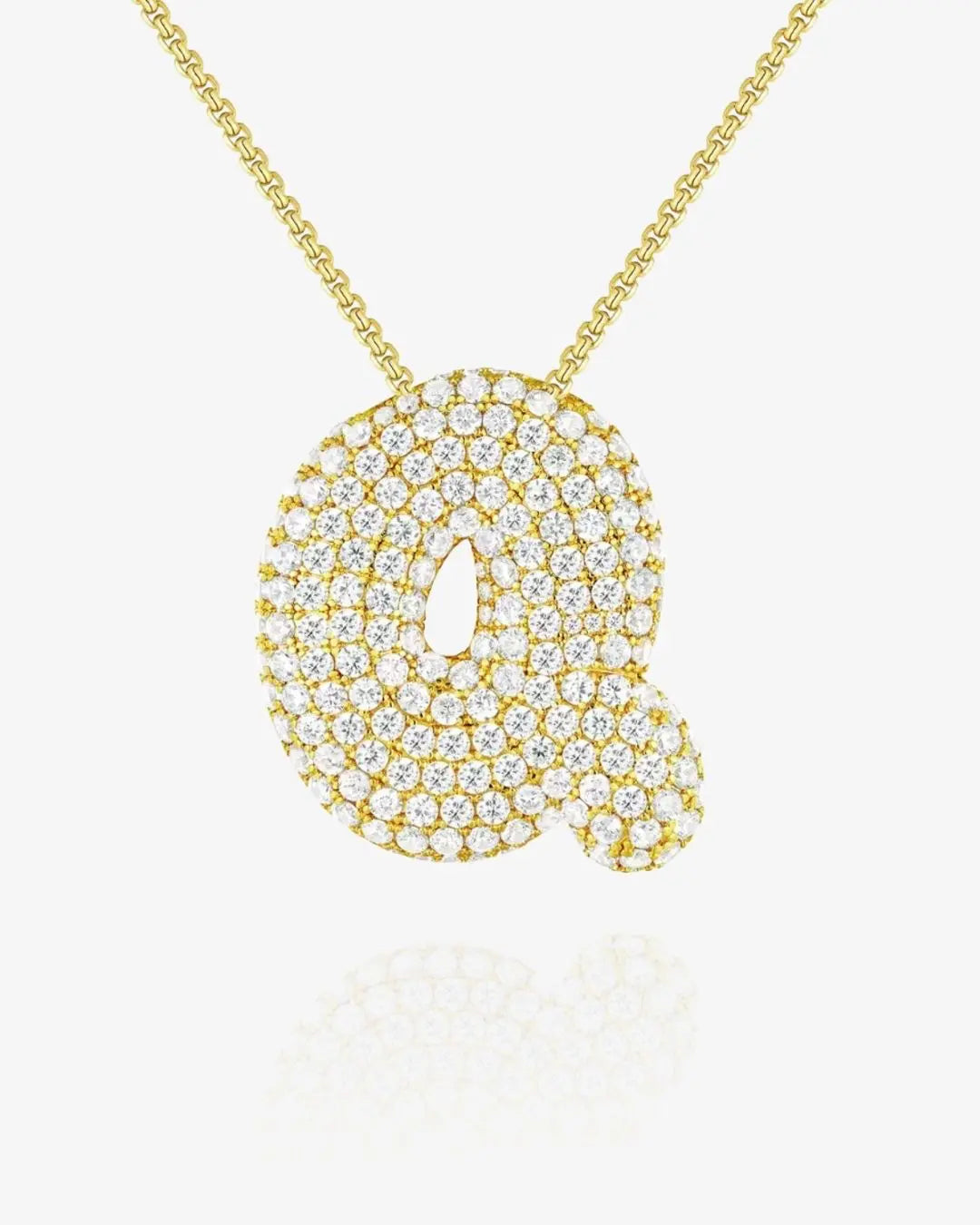 Cloud Initial Necklace