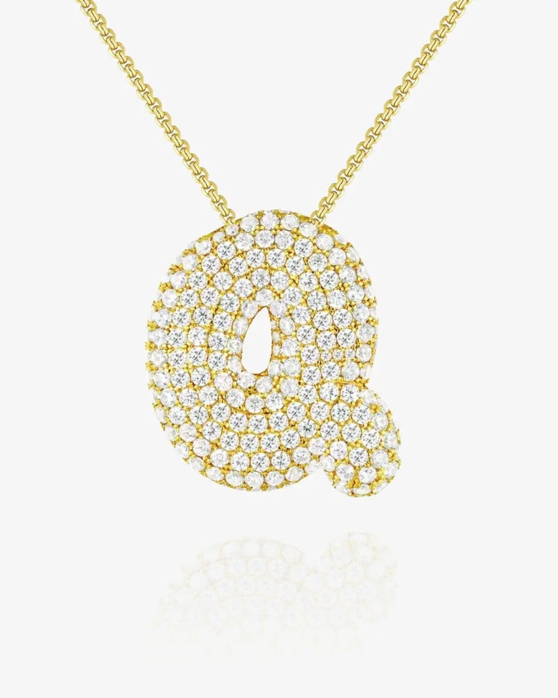 Cloud Initial Necklace