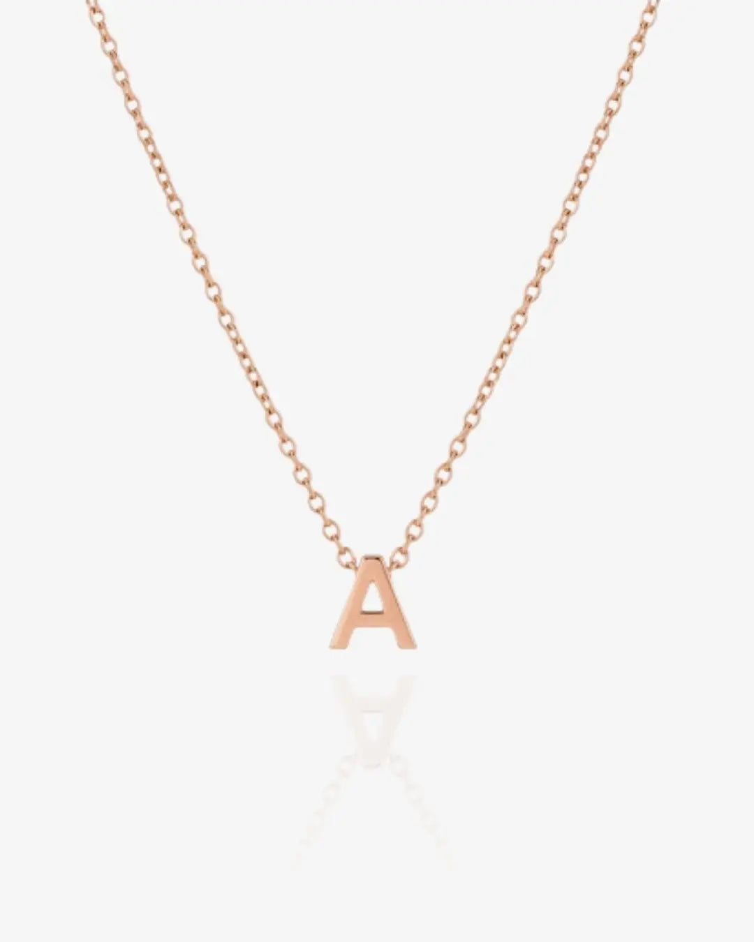 Minimalist Single Letter Necklace