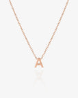 Minimalist Single Letter Necklace