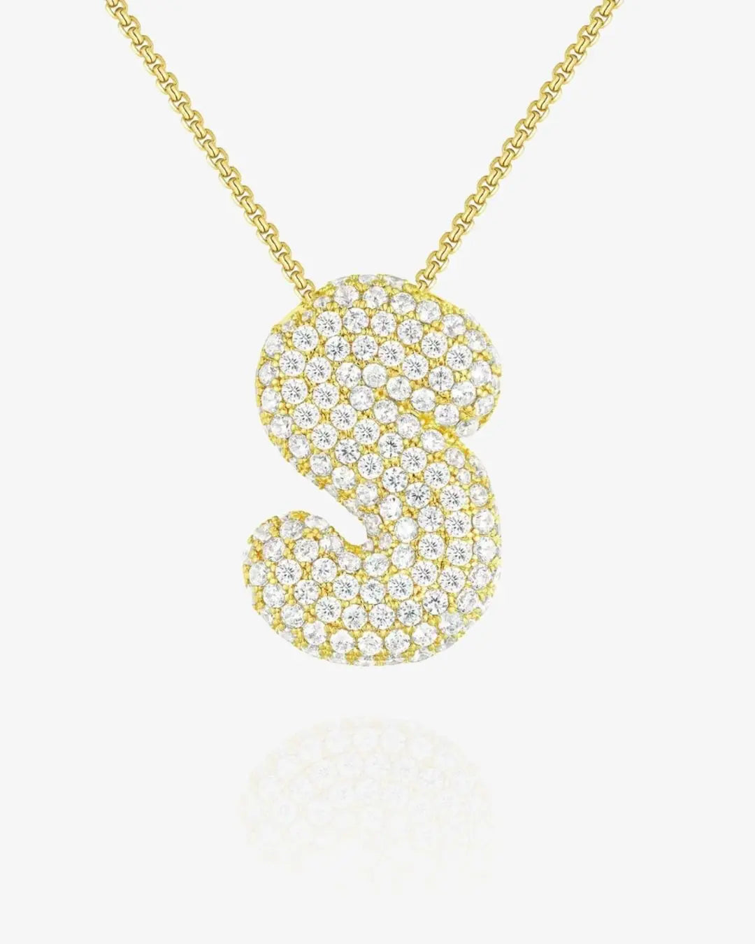 Cloud Initial Necklace