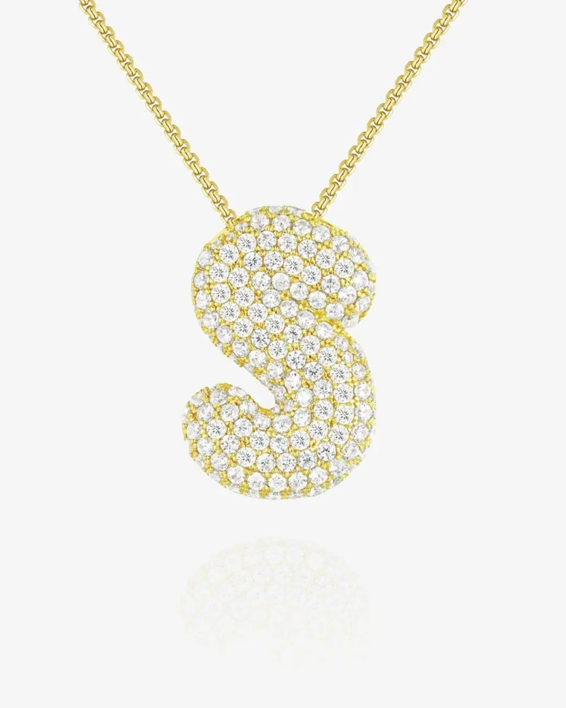 Cloud Initial Necklace