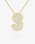 Cloud Initial Necklace
