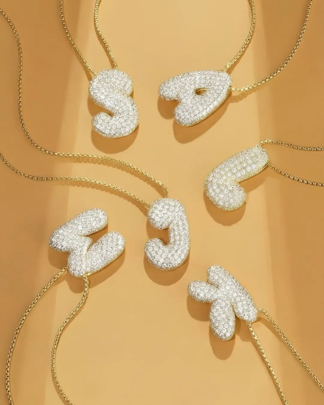 Cloud Initial Necklace