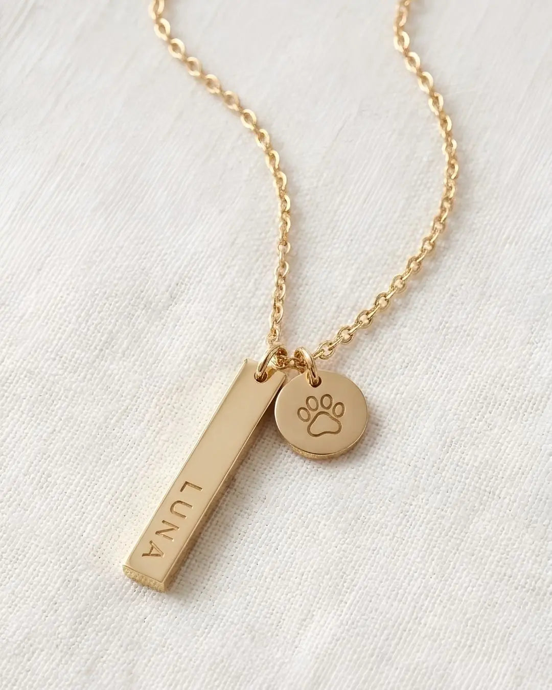 Pet Name Bar Necklace