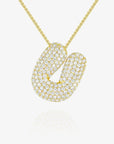 Cloud Initial Necklace