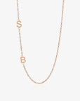 Personalized Sideway Initial Necklace