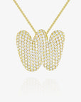 Cloud Initial Necklace