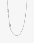 Personalized Sideway Initial Necklace