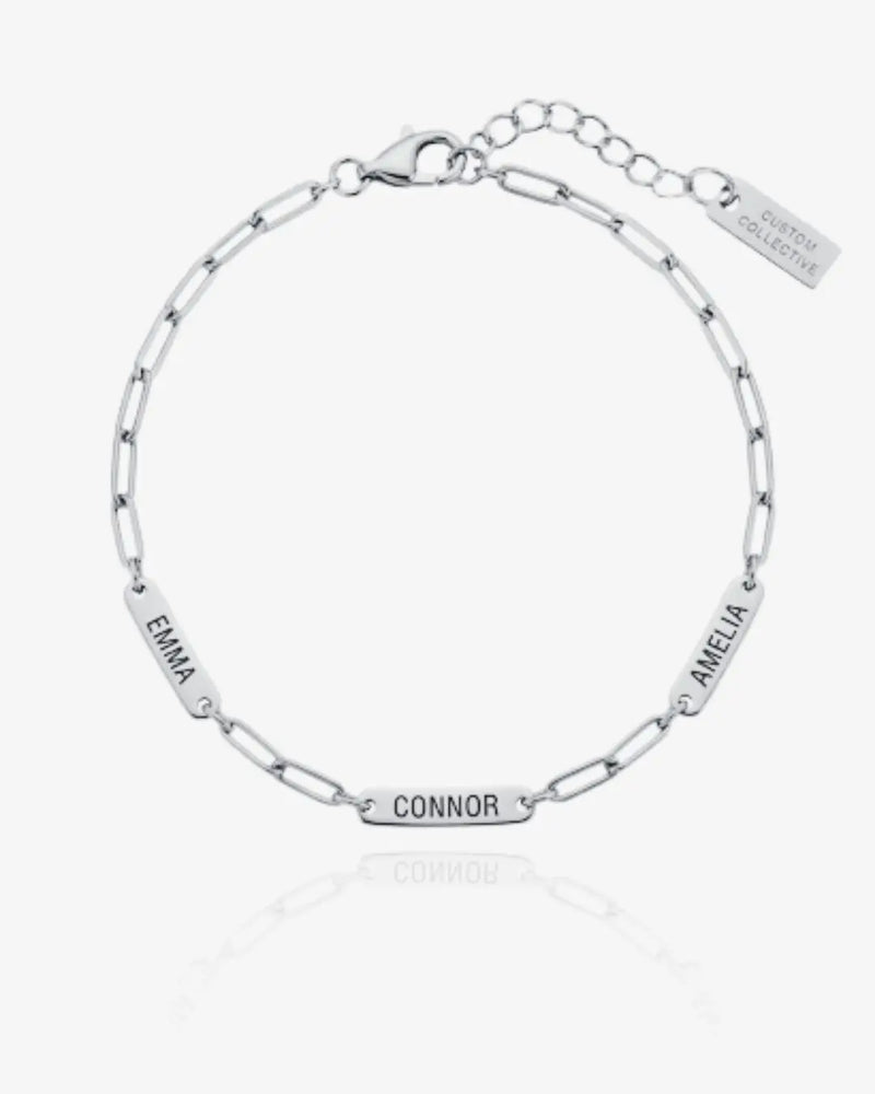 Custom Mini Name Bar Bracelet