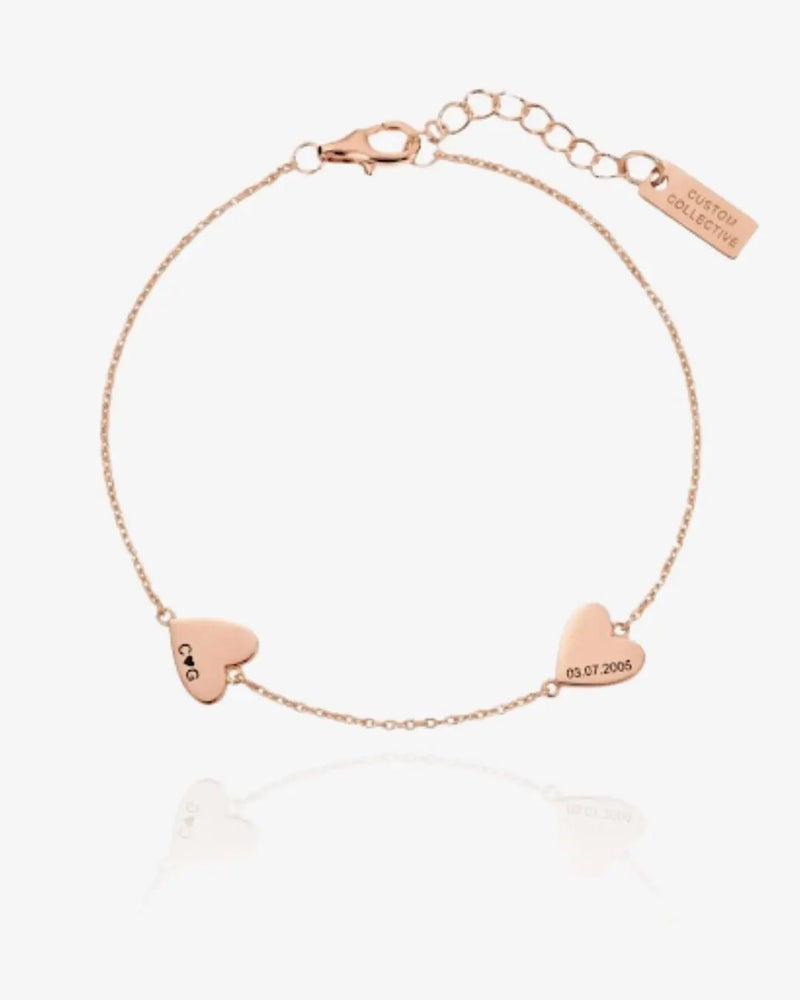 Engraved Heart Bracelet