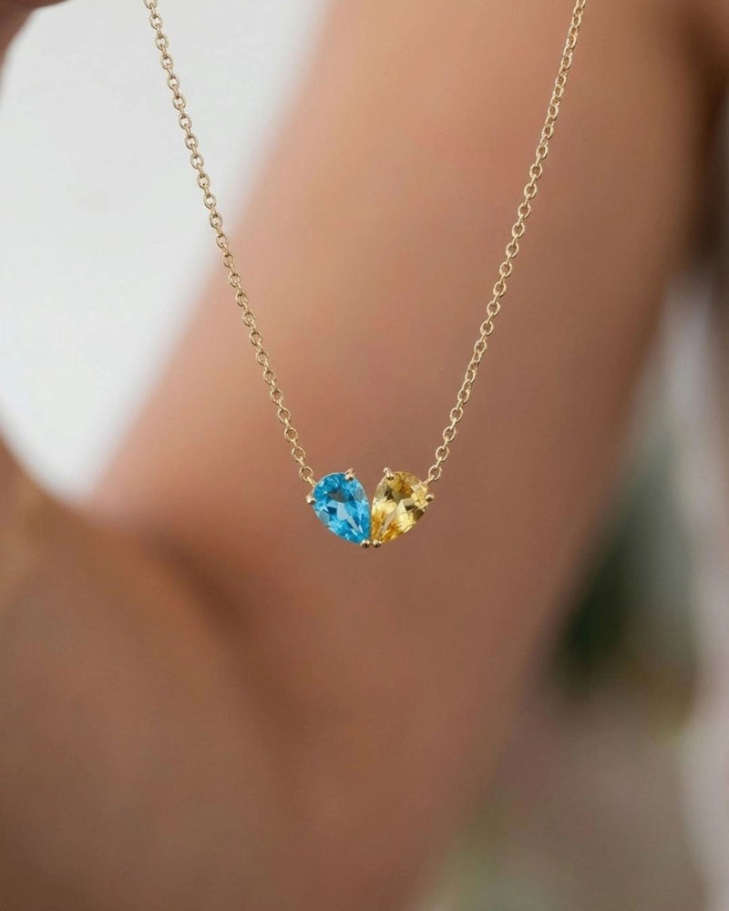 Birthstone Heart Necklace - CG4193S,CG4194S,CG4195S