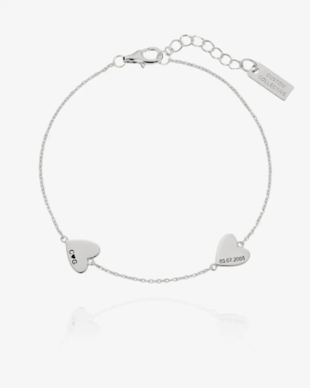 Engraved Heart Bracelet