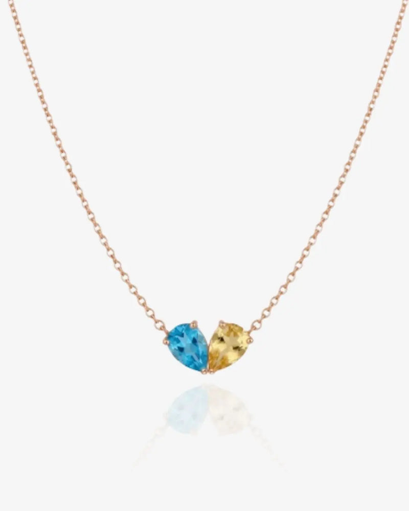 Birthstone Heart Necklace