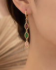 Trio Drop Earrings