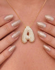 Cloud Initial Necklace