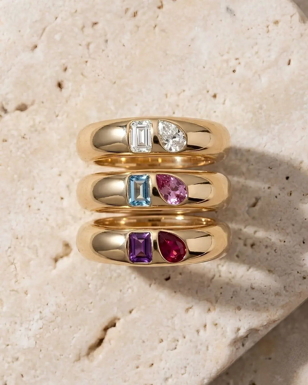 Duo Dome Ring