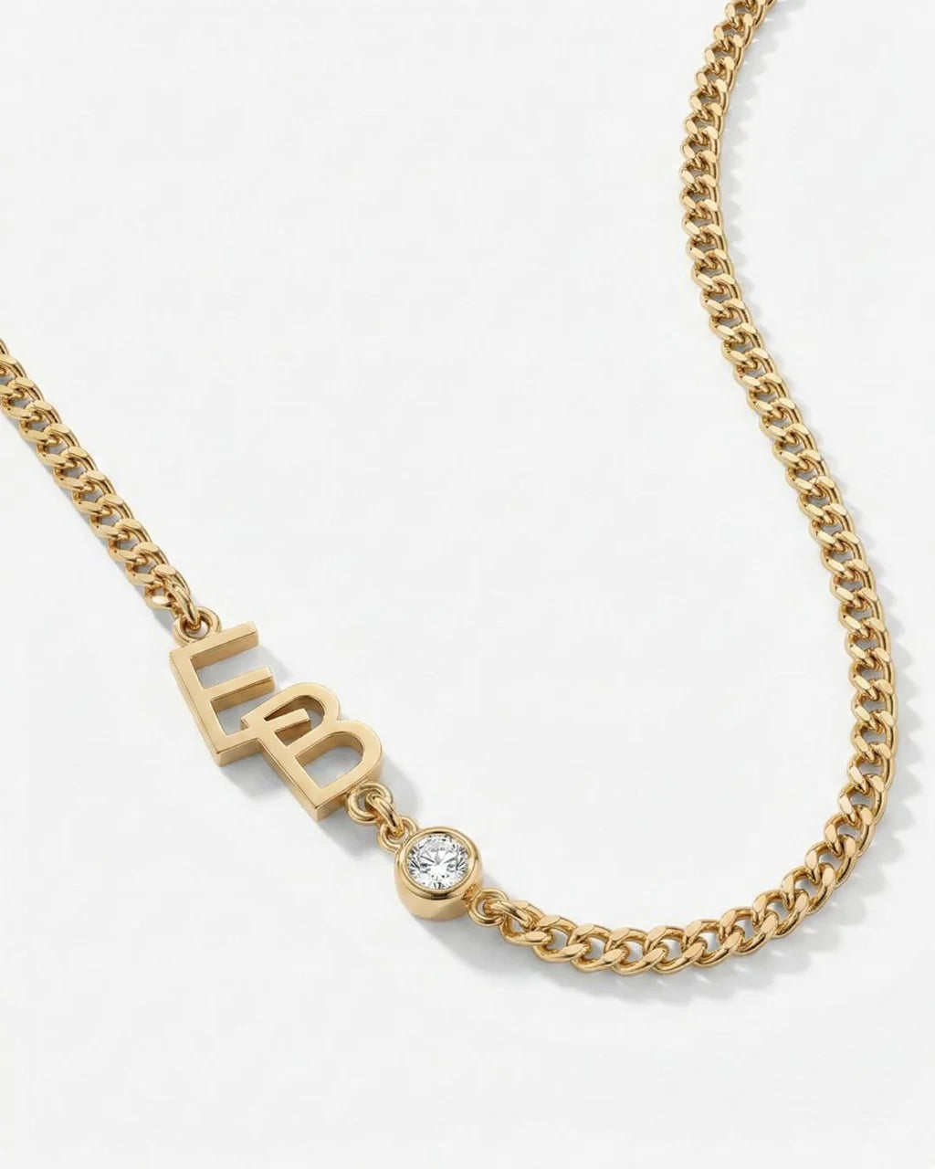 Connected Initials Necklace - CG4208S,CG4209S,CG4210S,CG4211S,CG4212S,CG4213S,CG4214S,CG4215S,CG4216S,CG4217S,CG4218S,CG4219S,CG4220S,CG4221S,CG4222S,CG4223S,CG4224S,CG4225S