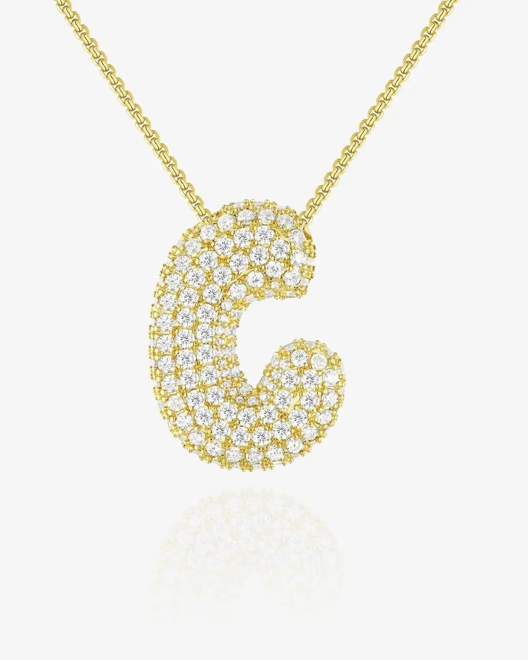 Cloud Initial Necklace