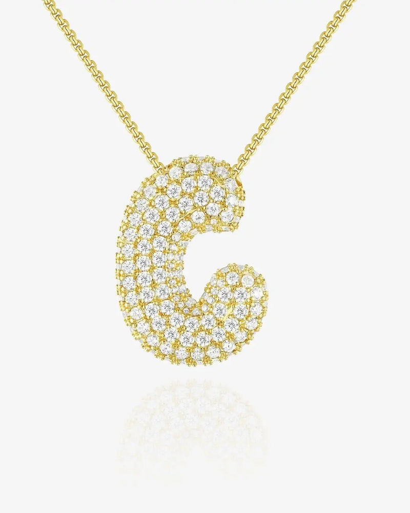 Cloud Initial Necklace