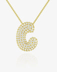 Cloud Initial Necklace