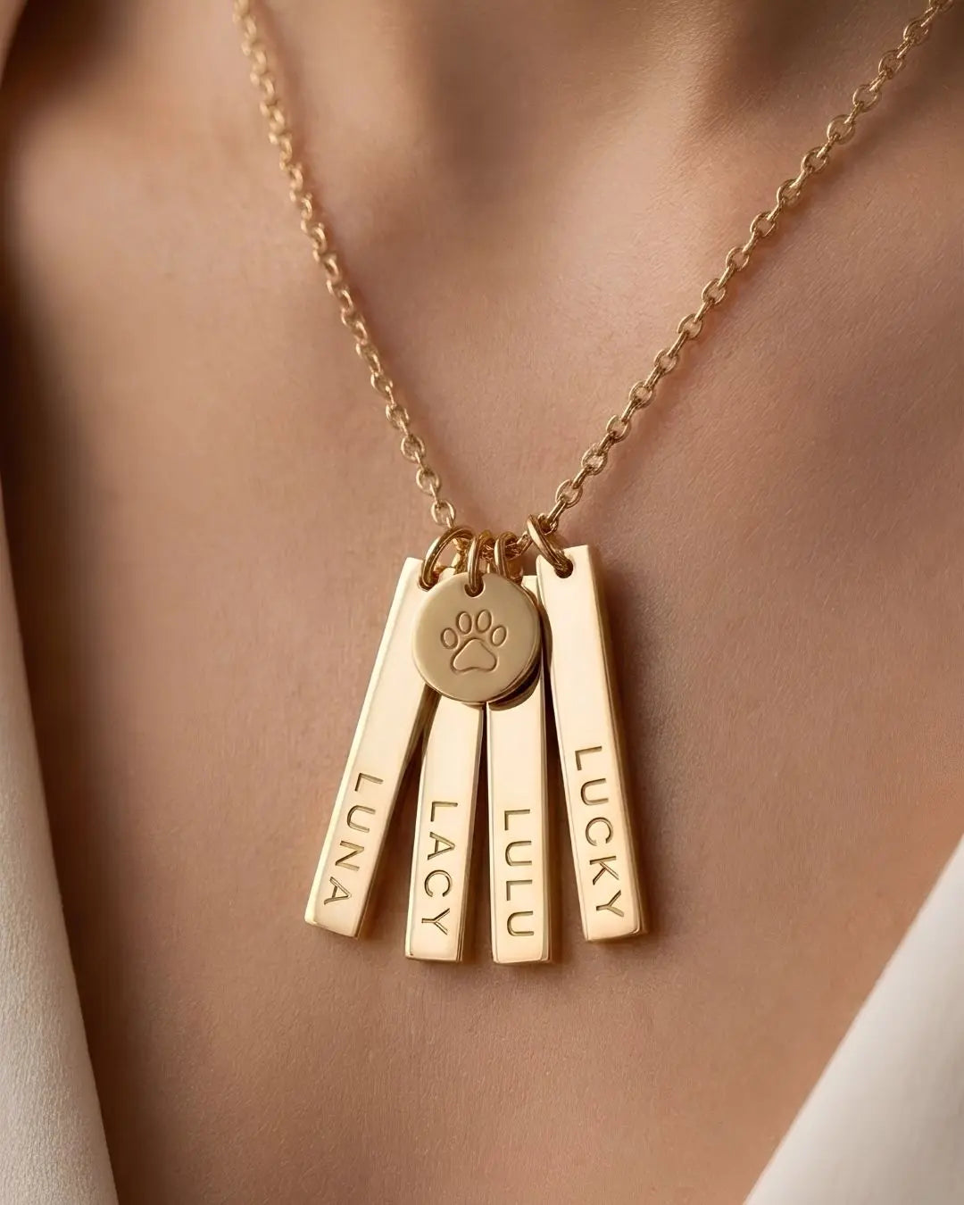 Pet Name Bar Necklace