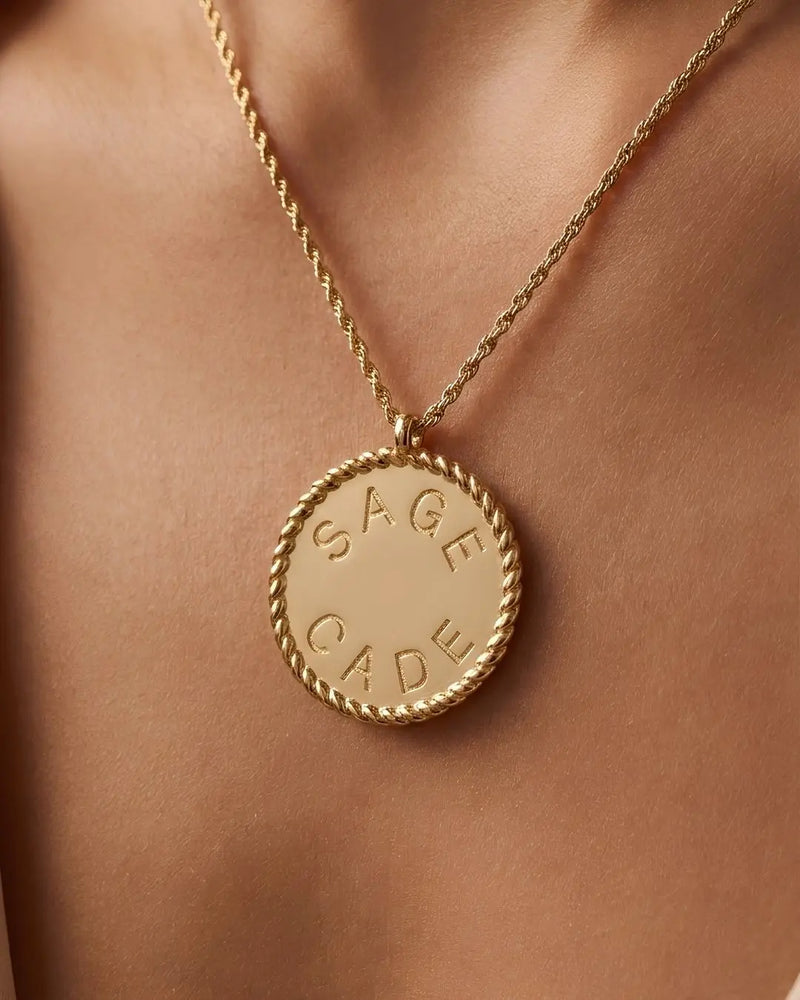 Harlow Disc Necklace