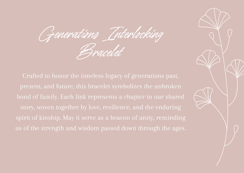 Generations Interlocking Bracelet - CG2601S,CG2602S