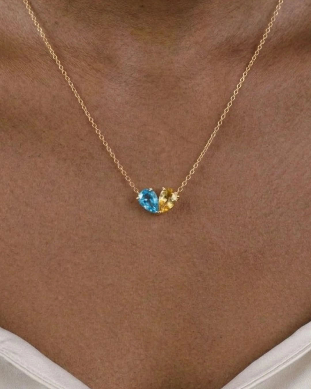 Birthstone Heart Necklace - CG4193S,CG4194S,CG4195S