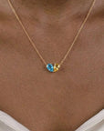 Birthstone Heart Necklace - CG4193S,CG4194S,CG4195S