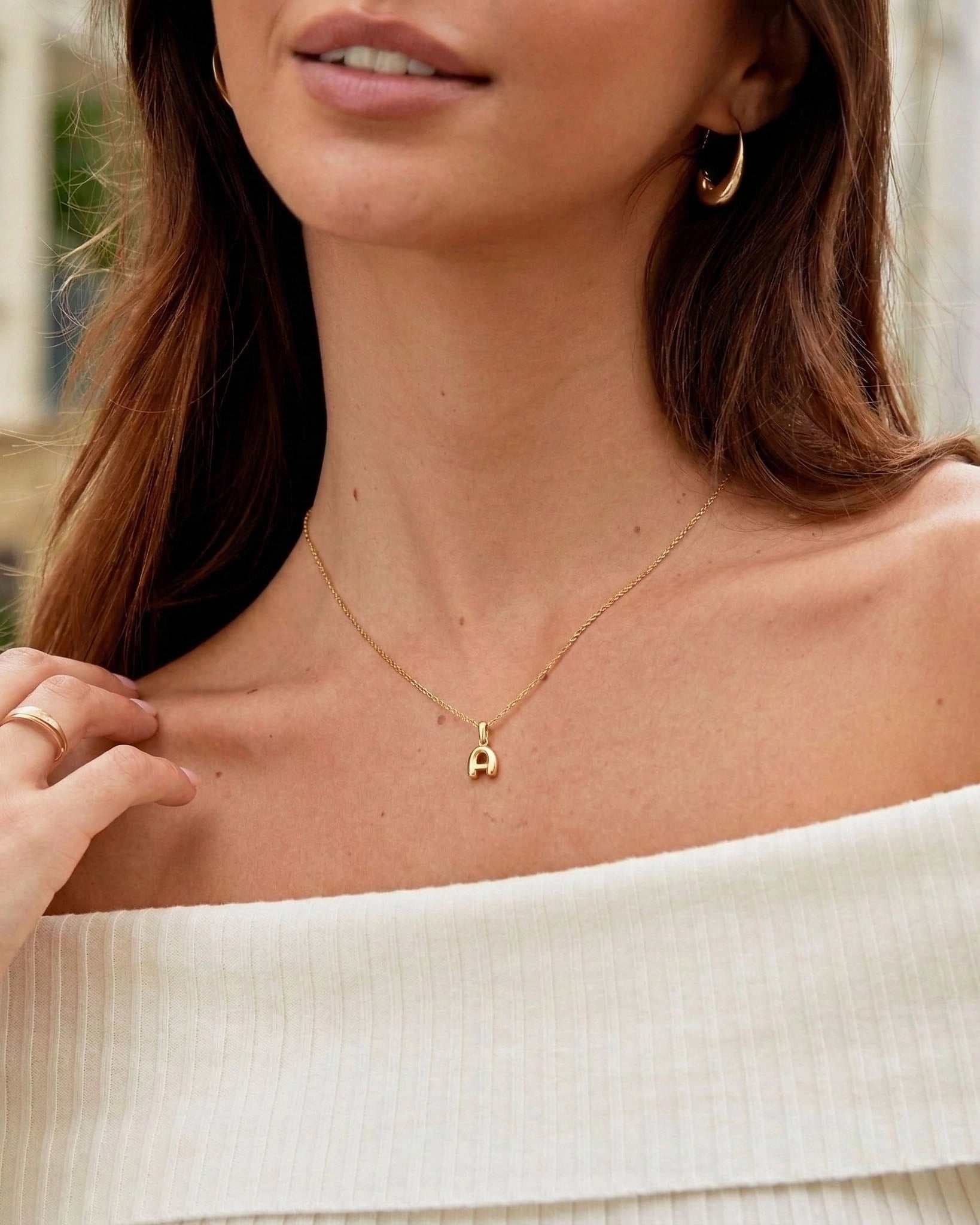3D Letter Necklace - CG4040S,CG4041S,CG4042S