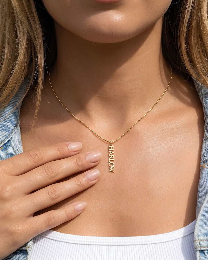 Pillar Name Necklace