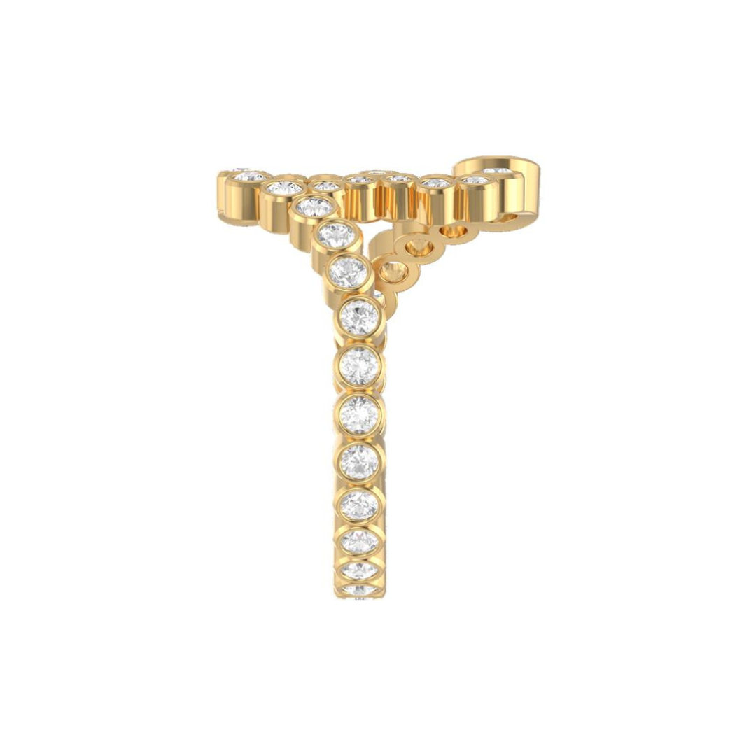 Diamond Bubble Initial Ring