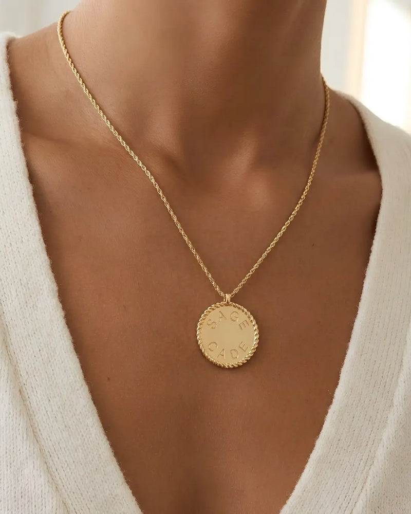 Harlow Disc Necklace