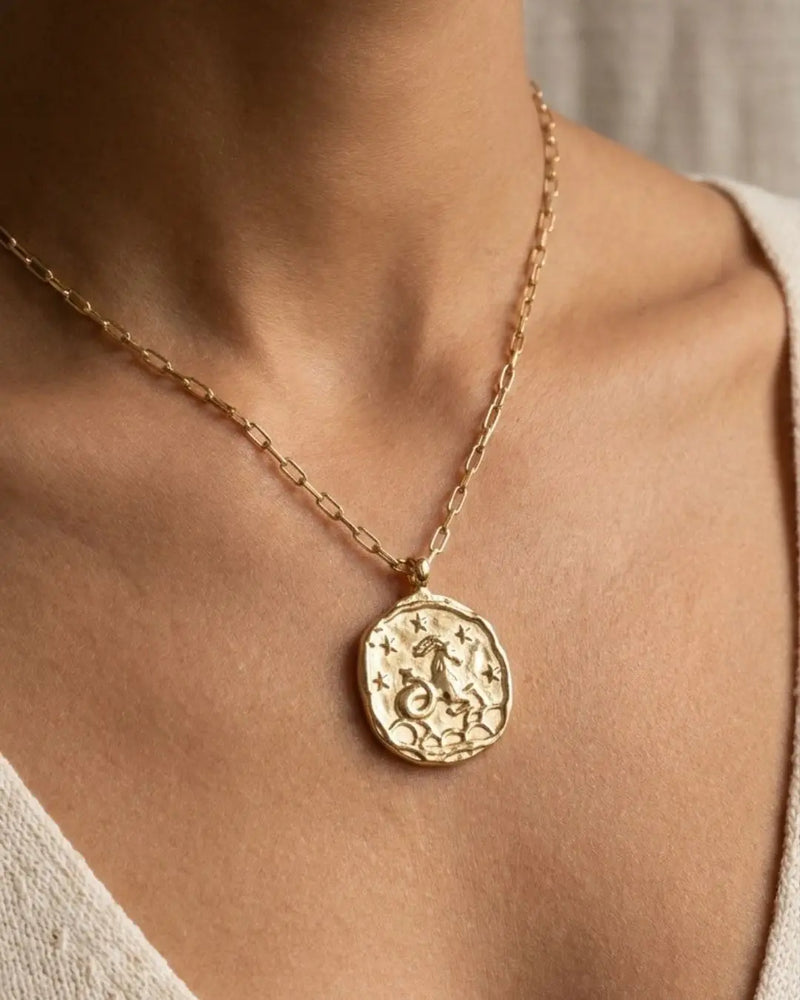 Zodiac Medallion Necklace