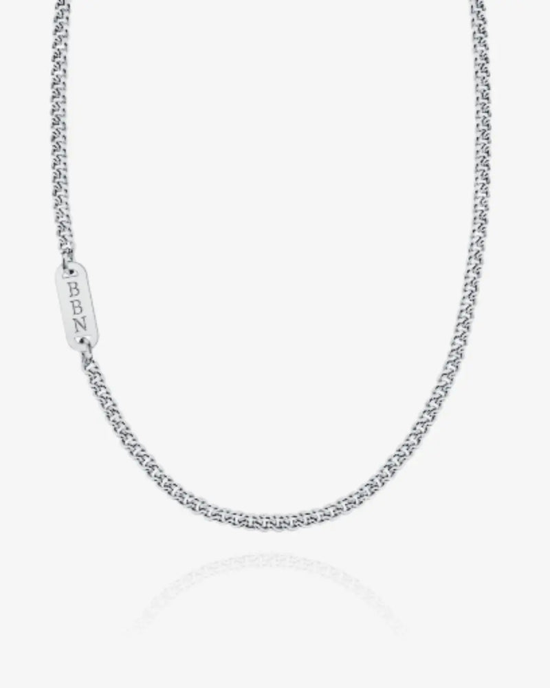 Men's Initial Chain Necklace