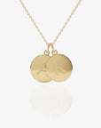 Custom Initial Disc Necklace