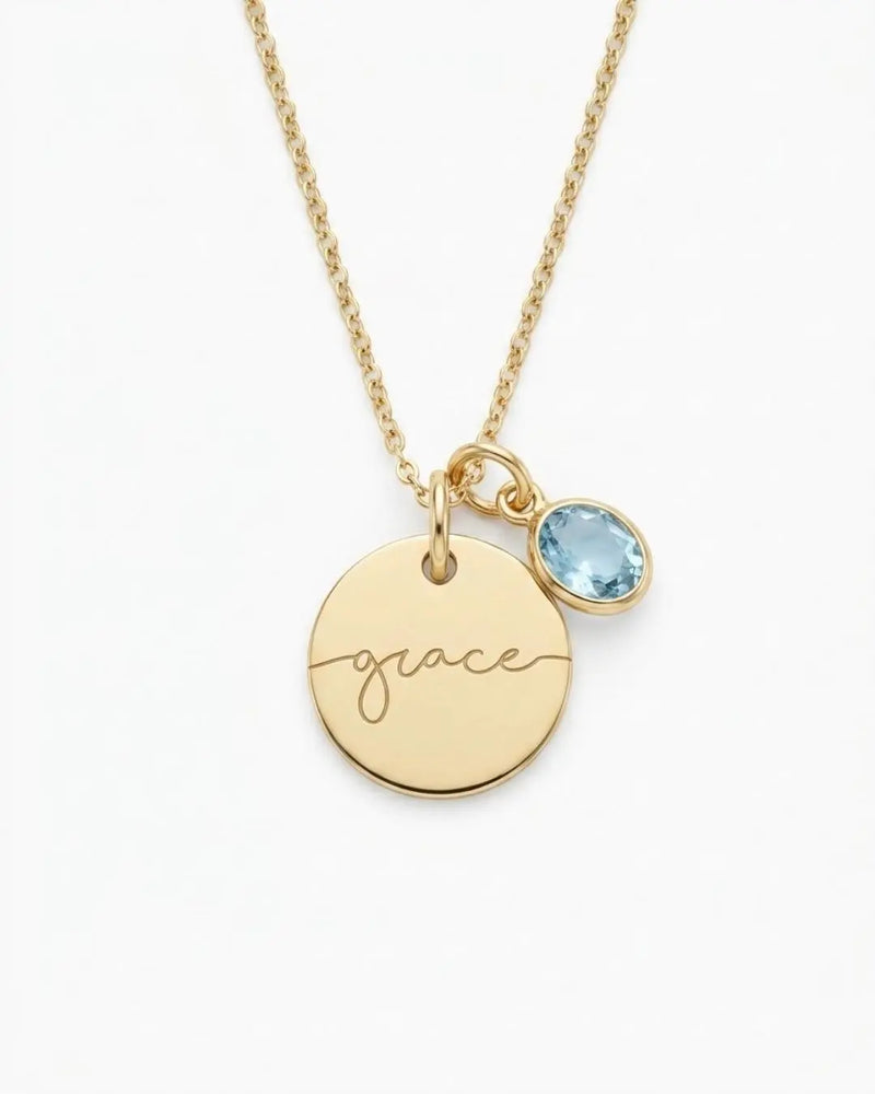 Darling Disc Necklace
