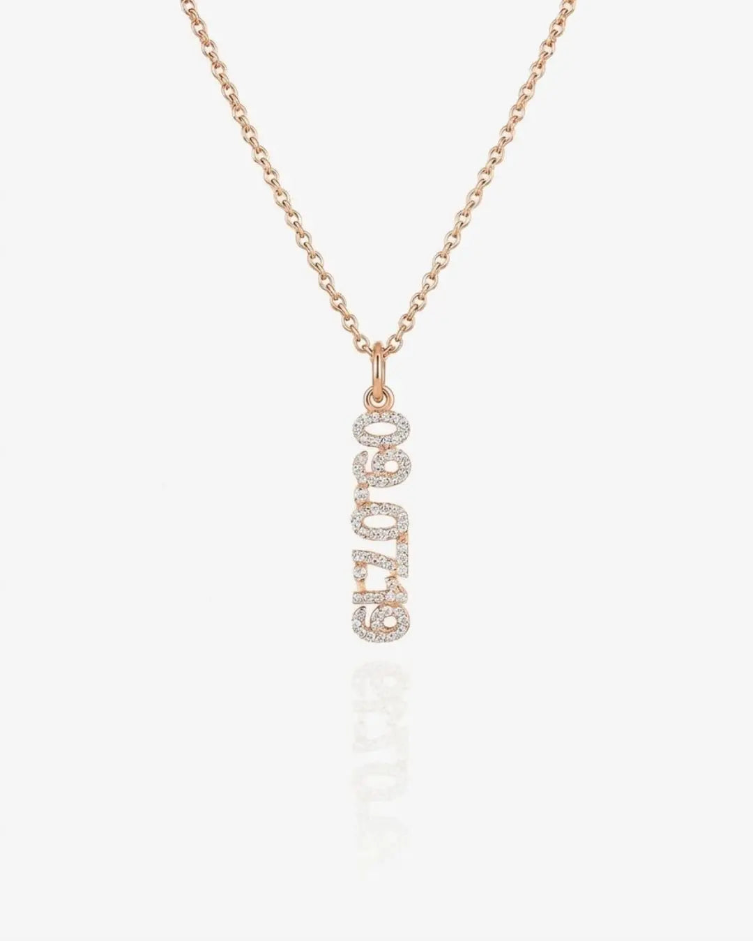 Pavé Date Necklace