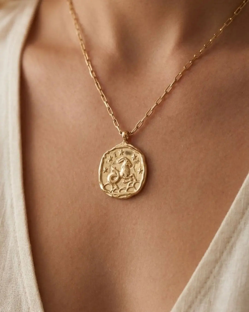 Zodiac Medallion Necklace