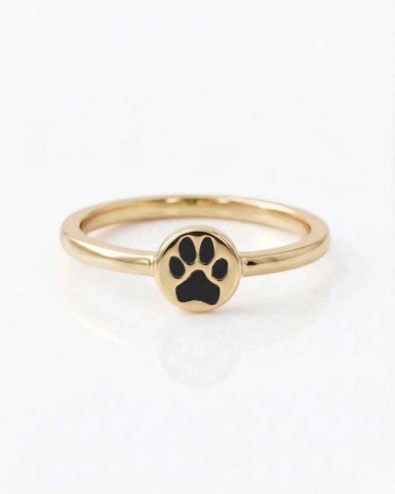 Custom Paw Print Ring - CG4277S,CG4278S,CG4279S,CG4280S,CG4281S,CG4282S,CG4283S,CG4284S,CG4285S,CG4286S,CG4287S,CG4288S,CG4289S,CG4290S,CG4291S