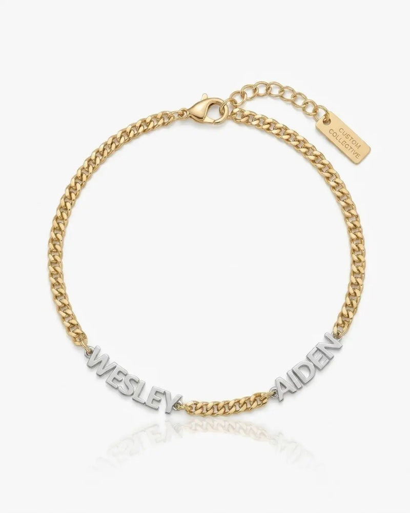 Block Name Bracelet