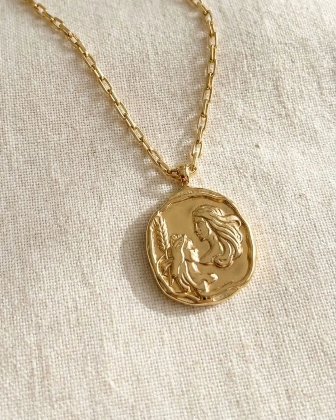 Zodiac Medallion Necklace