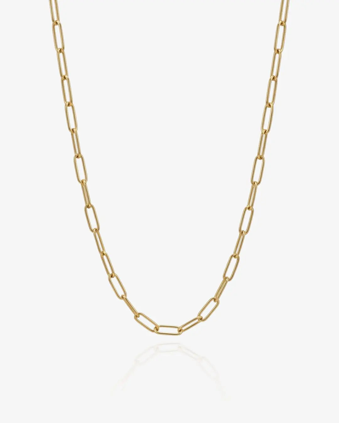 Dainty Paperclip Chain Necklace