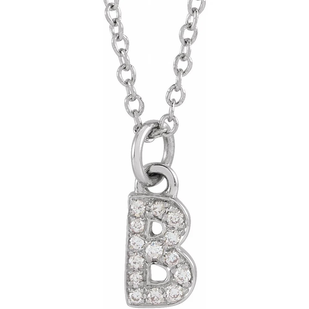 Dainty Initial Necklace